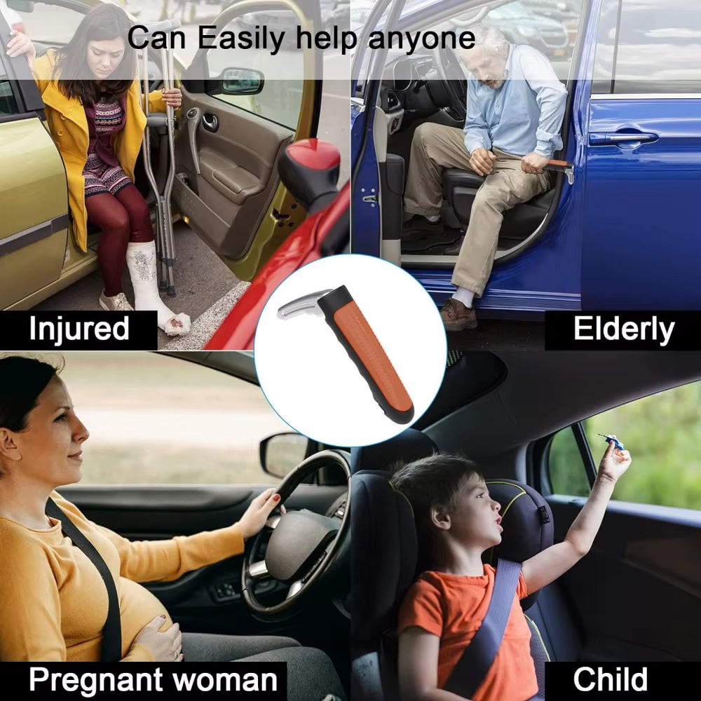 Car Door Assist Handle 2 in 1 Multifunction Vehicle Support Handles Window Breaker Portable Automotive Car Handle Assist